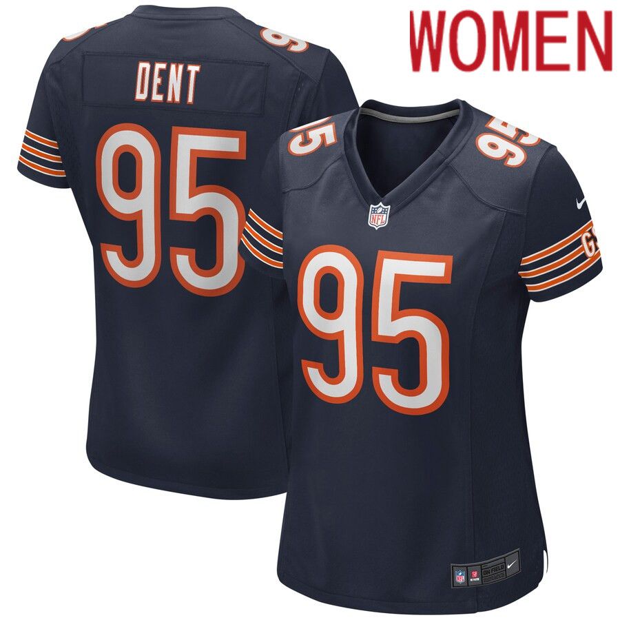 Women Chicago Bears 95 Richard Dent Nike Navy Game Retired Player NFL Jersey